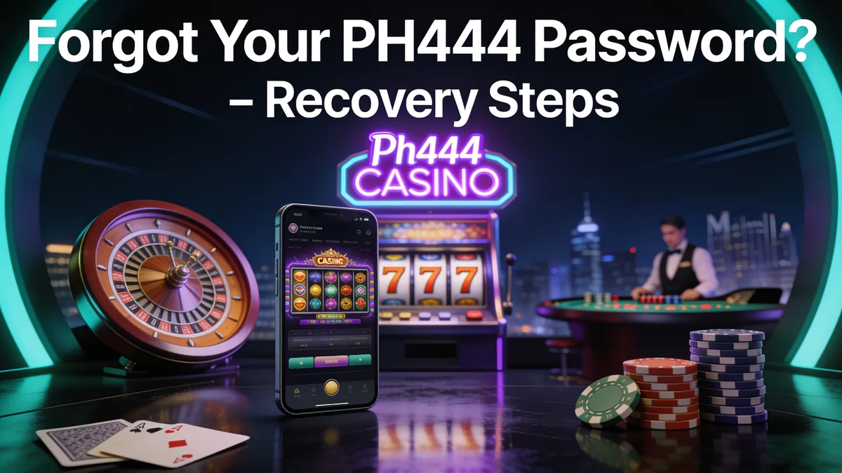 Forgot Your PH444 Password? – Recovery Steps for players in the Philippines